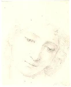 Hoved af en engel by C.G. Kratzenstein Stub