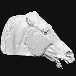 Hoved af hest, fra Selenes firspand by Ubekendt