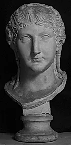 Hoved fra statue. Portræt af julisk-claudisk prinsesse, Drusilla? by Ubekendt