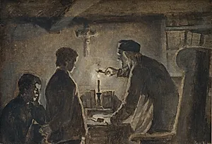 Hr. Søren slukker lyset Nytårsaften