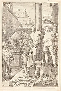 Hudflettelsen by Hendrick Goltzius