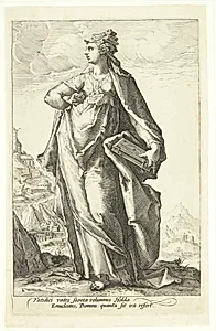 Hulda by Jacob Matham