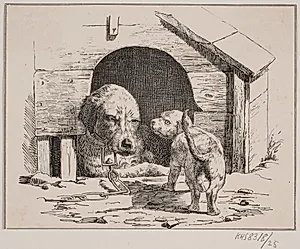 Hundehvalpen by Adolph Kittendorff