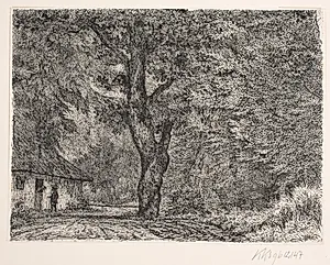 Huset i skoven by Vilhelm Kyhn