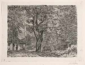 Huset i skoven by Vilhelm Kyhn
