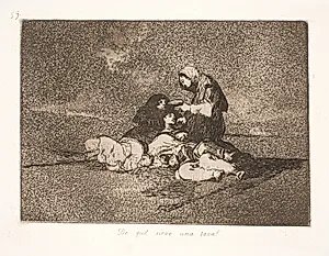 Hvad forslår en enkelt kop? (59) by Francisco de Goya
