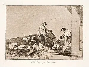 Hvad nytter det at klage (58) by Francisco de Goya