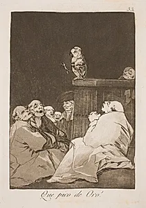 Hvilket guldnæb by Francisco de Goya