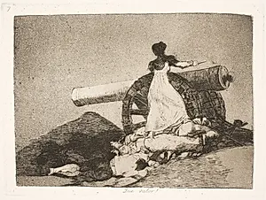 Hvilket heltemod! (7) by Francisco de Goya
