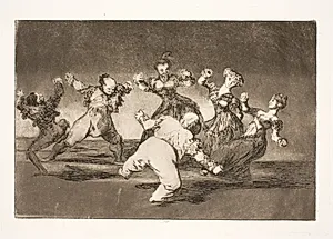 Hvis Marion vil danse, må hun selv tage konsekvenserne by Francisco de Goya