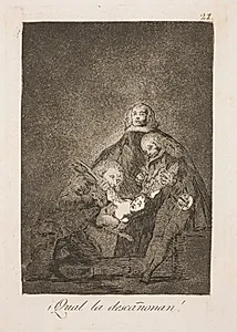 Hvor de plukker hende by Francisco de Goya