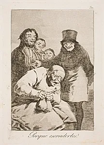 Hvorfor gemme dem? by Francisco de Goya