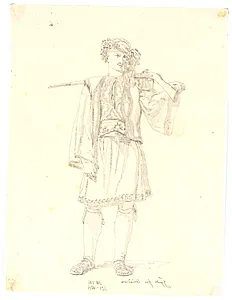 Hyrde fra Arcadien by Martinus Rørbye