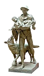 Hyrden Faustulus med Romulus og Remus