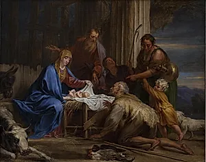 Hyrdernes tilbedelse by Jan Boeckhorst