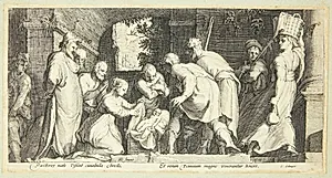 Hyrdernes tilbedelse by Jan Saenredam