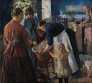 I baljen by Christian Krohg