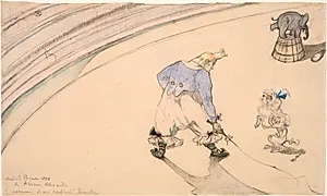 I cirkus - Klovnen Footit som dyretæmmer