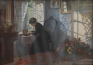 I Fiskerstuen i Hellebæk by Alexander Wilde