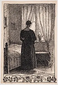 I sovekammeret. Anna Syberg? by Fritz Syberg
