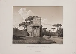 I villa Borghesses have ved Rom by Adolph Kittendorff