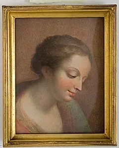 Idealt kvindehoved by Daniel Gardelle
