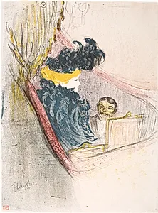Idylle princière by Henri de Toulouse-Lautrec