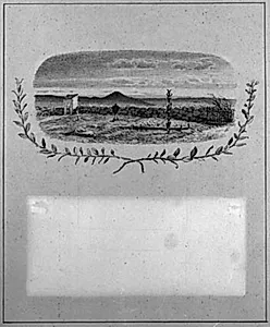 Ikke anvendt illustration til St. St. Blicher: "Mowns". Kirkegårdsmotiv by Hans Smidth