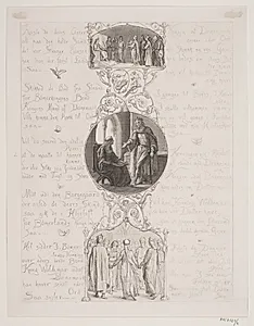 Illustration nr. 2 til "Visen om Dronning Dagmars ankomst til Danmark" by Lorenz Frølich