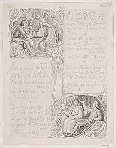 Illustration nr. 3 til "Visen om Dronning Dagmars ankomst til Danmark" by Lorenz Frølich