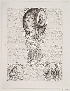 Illustration nr. 4 til "Visen om Dronning Dagmars ankomst til Danmark" by Lorenz Frølich