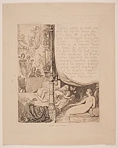 Illustration nr. 5 til "L`Amour et Psyché" by Lorenz Frølich