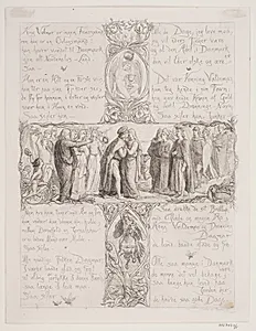 Illustration nr. 5 til "Visen om Dronning Dagmars ankomst til Danmark" by Lorenz Frølich