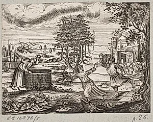 Illustration til Adam Olearius, “Persianischer Rosenthal von einem Sinnreichen Poeten Schich Saadi […]”, Schleswig 1660 by J. Muller