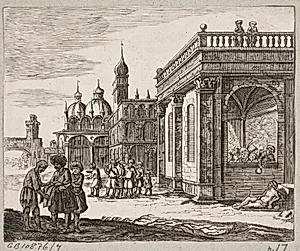 Illustration til Adam Olearius, “Persianischer Rosenthal von einem Sinnreichen Poeten Schich Saadi […]”, Schleswig 1660 by Christian Rothgiesser