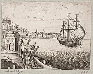 Illustration til Adam Olearius, “Persianischer Rosenthal von einem Sinnreichen Poeten Schich Saadi […]”, Schleswig 1660