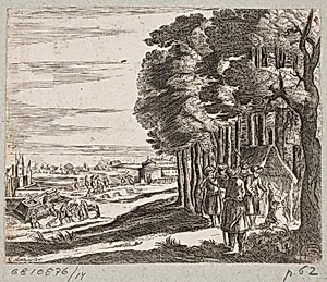 Illustration til Adam Olearius, “Persianischer Rosenthal von einem Sinnreichen Poeten Schich Saadi […]”, Schleswig 1660 by Christian Rothgiesser
