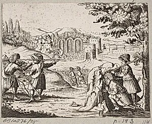 Illustration til Adam Olearius, “Persianischer Rosenthal von einem Sinnreichen Poeten Schich Saadi […]”, Schleswig 1660 by J. Muller