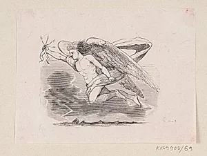 Illustration til "Boghveden" i H.C. Andersen, "Eventyr og Historier", Bind 1 by H.P. Hansen
