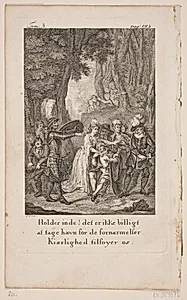 Illustration til Cervantes "Don Quijote", bind 3, p. 193 by J.G. Preisler