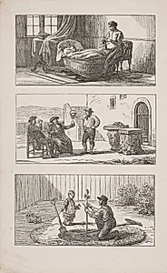 Illustration til Chr. Winthers A.B.C. by H.P. Hansen