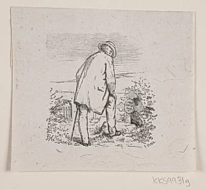 Illustration til "De sidste timer", digt af H. J. Greensteen by Ubekendt