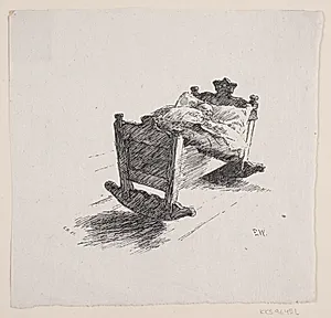 Illustration til "De tre kongsdøtre i berget det blå" by Ubekendt