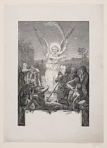 Illustration til "December", digt af Grundtvig by Ubekendt