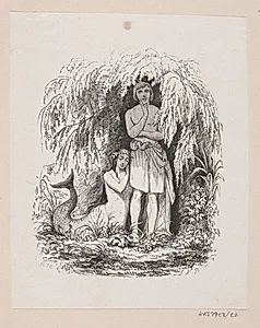 Illustration til "Den lille Havfrue" i H.C. Andersen, "Eventyr og Historier", Bind 1 by H.P. Hansen