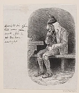 Illustration til "Den syvende far i huset" by Ubekendt