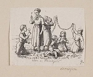 Illustration til "Der er Forskjel" i H.C. Andersen, "Eventyr og Historier", Bind 2 by H.P. Hansen