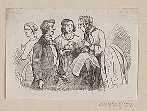 Illustration til "Det er ganske vist" i H.C. Andersen, "Eventyr og Historier", Bind 2 by H.P. Hansen