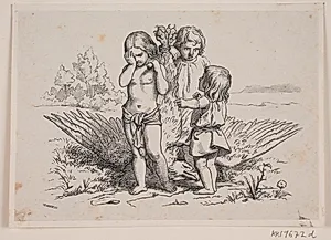 Illustration til "Deutscher Jugendkalender für 1847" by H.C. Henneberg