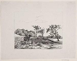 Illustration til digt af H. V. Kaalund by F. Hendriksen
